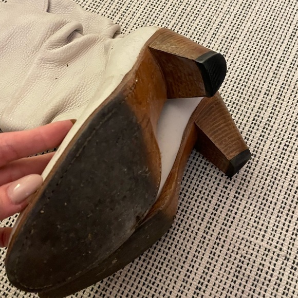 Frye Dorado stacked heel pebbled leather boots - Picture 3 of 3